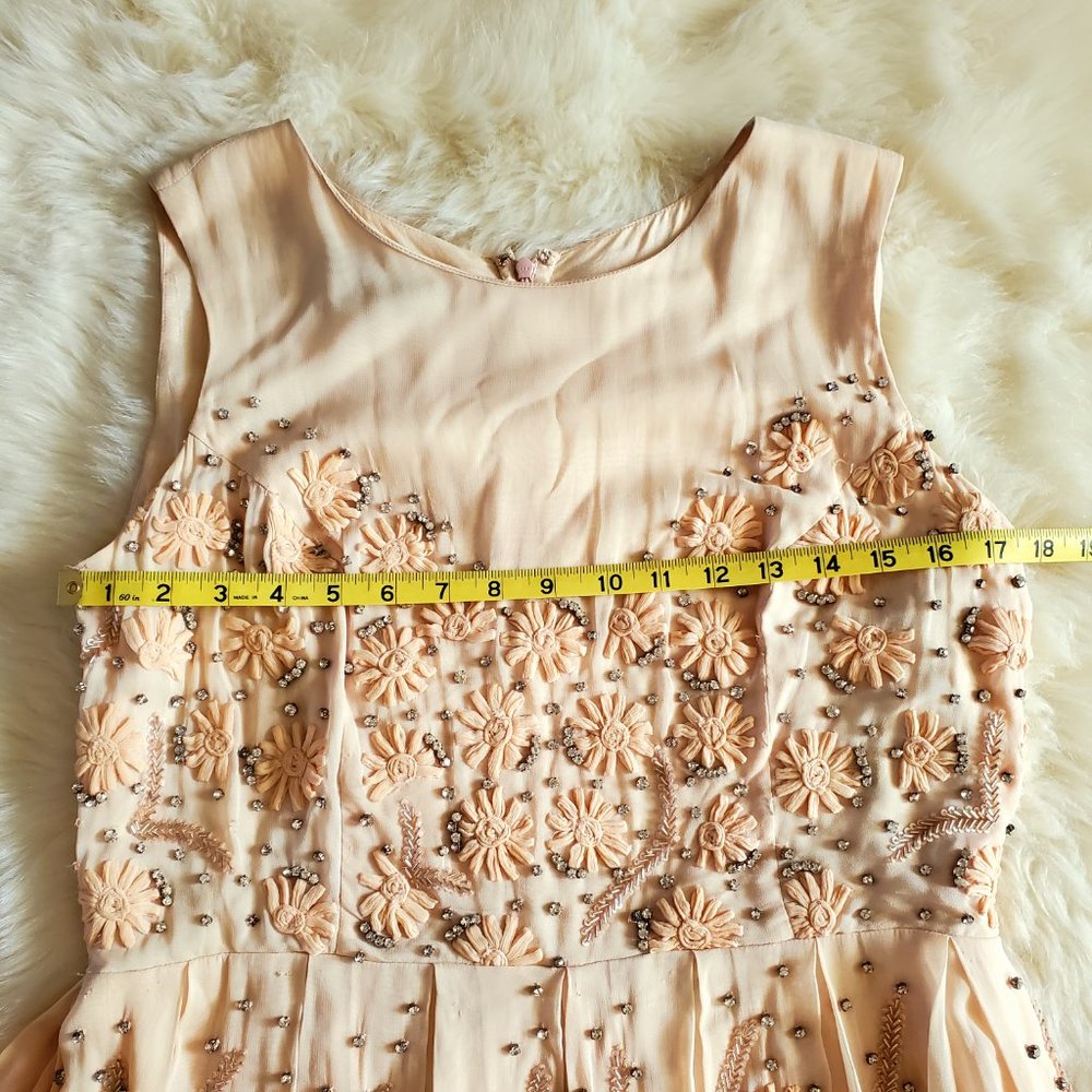 Jenny Yoo Collection Blaire Hand Embroidered/Embellished Dress in Blush … - Picture 14 of 16